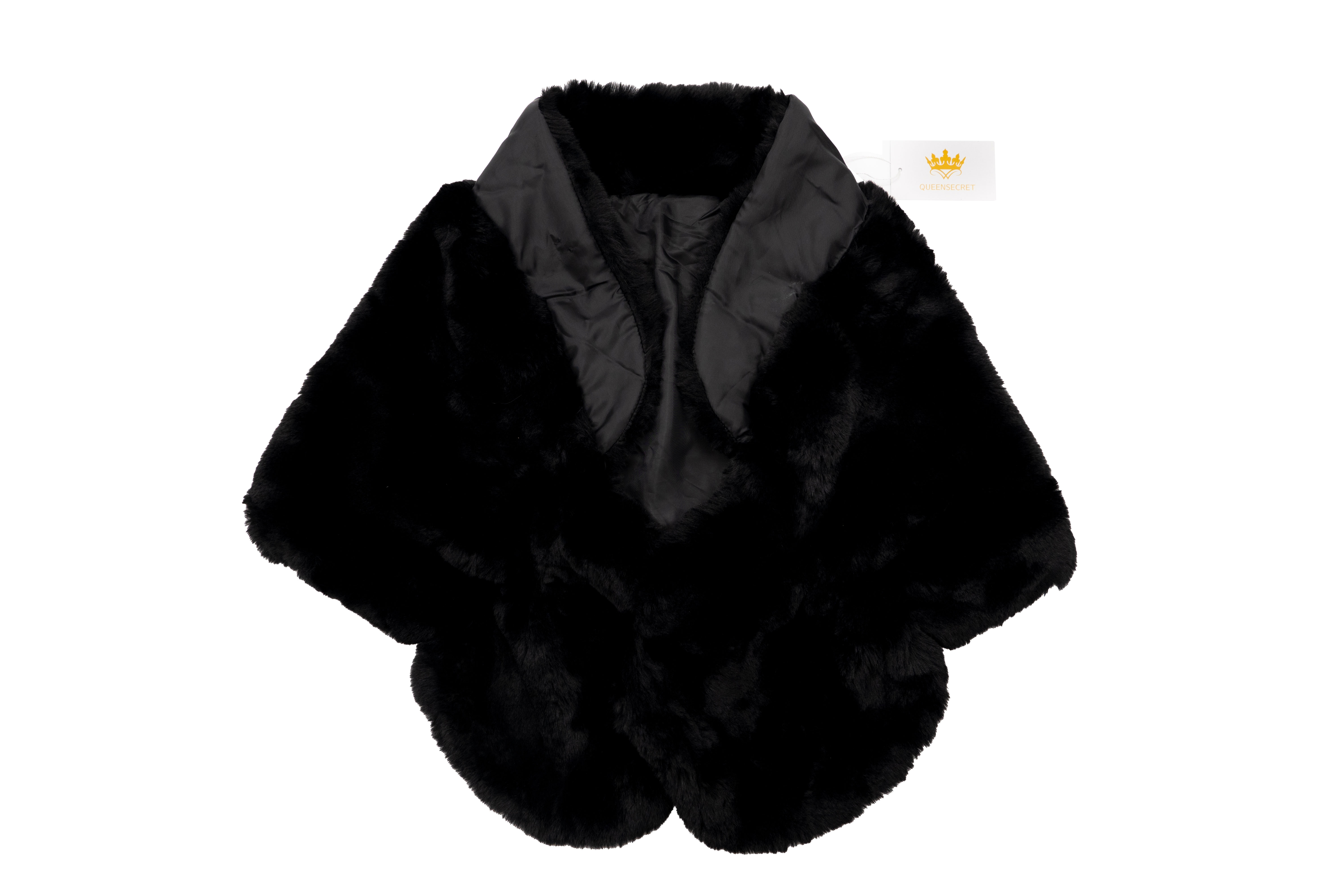 QUEENSECRET Faux Fur Shawl Fur Collar Scarf for Women for Fall Winter Spring Coat Dress